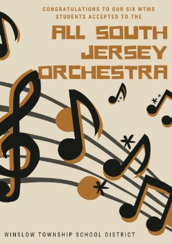 WTMS Students Accepted to the All South Jersey Orchestra