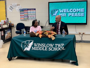 WTMS Journalism Students Interview Interim Superintendent Mr. Mark Pease 